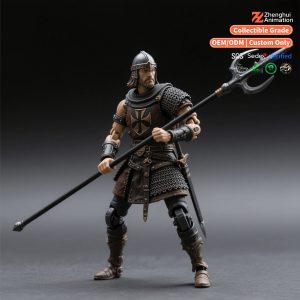 Posable Character Statue OEM | 1:12 Scale | PVC + POM + Metal | MOQ 1000