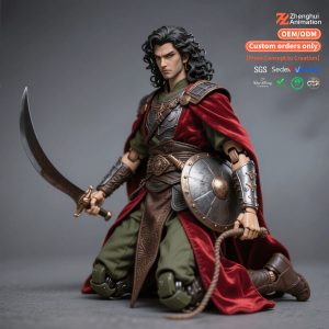Custom Character Action Figure | 1:9 Scale | PVC + ABS + Fabric | MOQ 1000