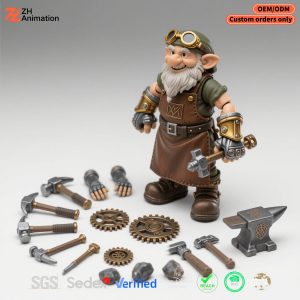 Custom Scale Figure Manufacturer | 6-Inch | PVC + ABS + POK + Fabric | AF-093