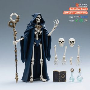 Posable Character Statue OEM | 1:12 Scale | PVC + POM + Metal | AF-095