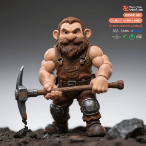 Custom Character Action Figure | 1:9 Scale | PVC + ABS | AF-246
