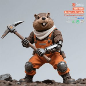 Custom Character Action Figure | 1:9 Scale | PVC + ABS + Fabric | AF-266