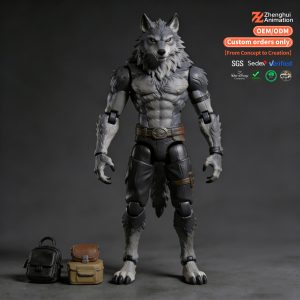 Custom Character Action Figure | 1:9 Scale | PVC + ABS | AF-406